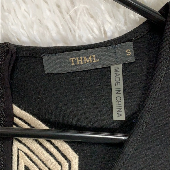 Black & Cream THML Dress - Sz Small NWOT - Picture 5 of 8